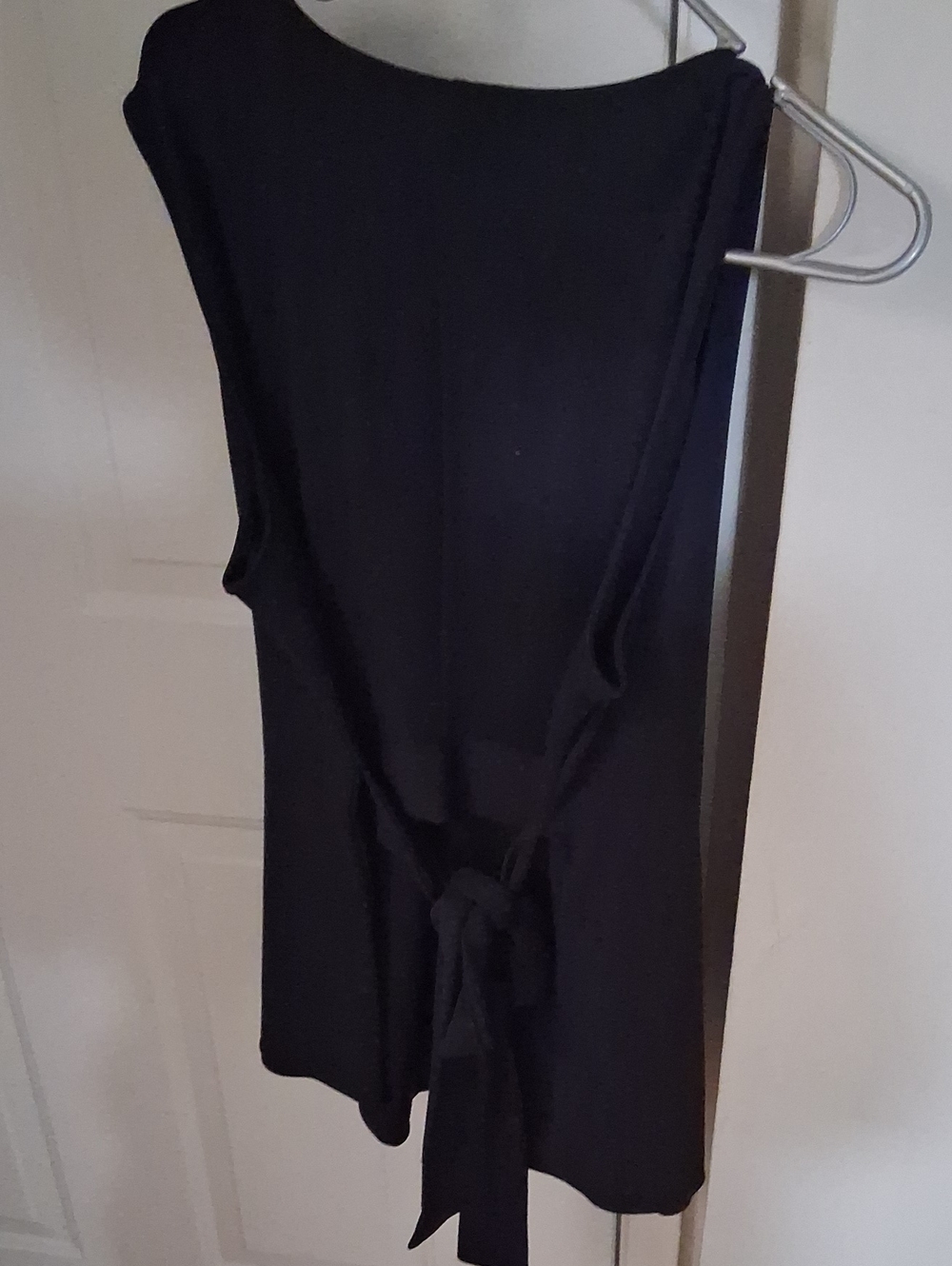The Limited Black Tie-Back Tank Top